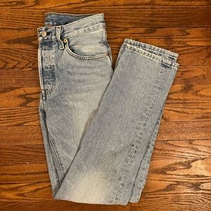 Lightwash Levis 501 Jeans